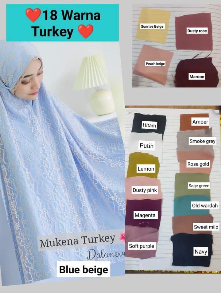 Mukena Turkey Dalanova